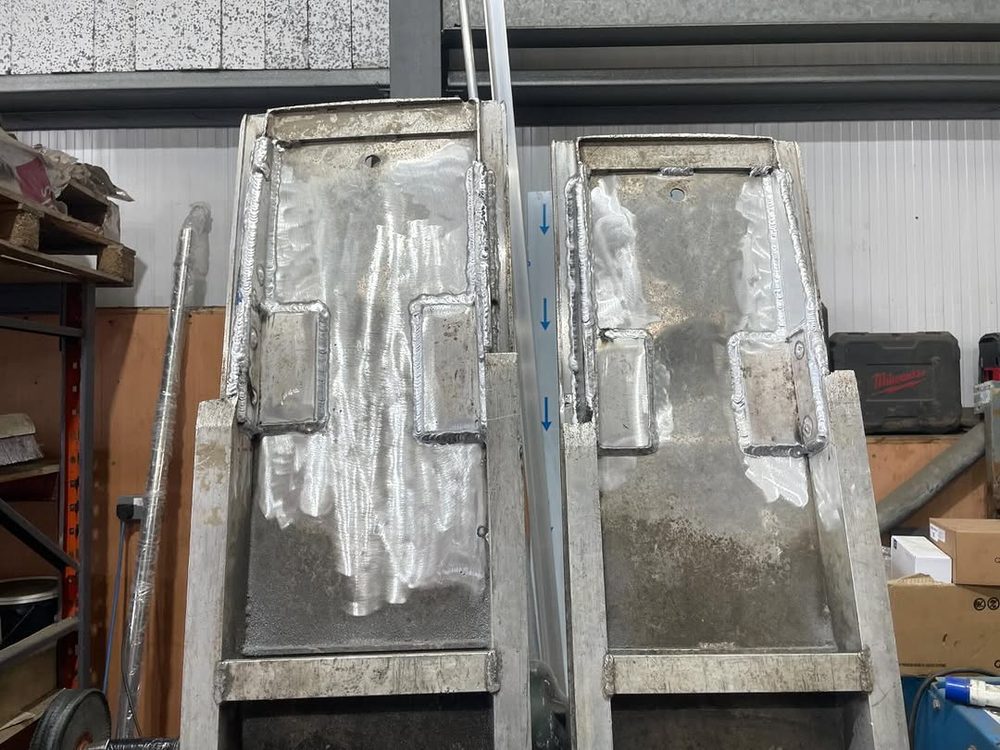 Aluminium ramp repair